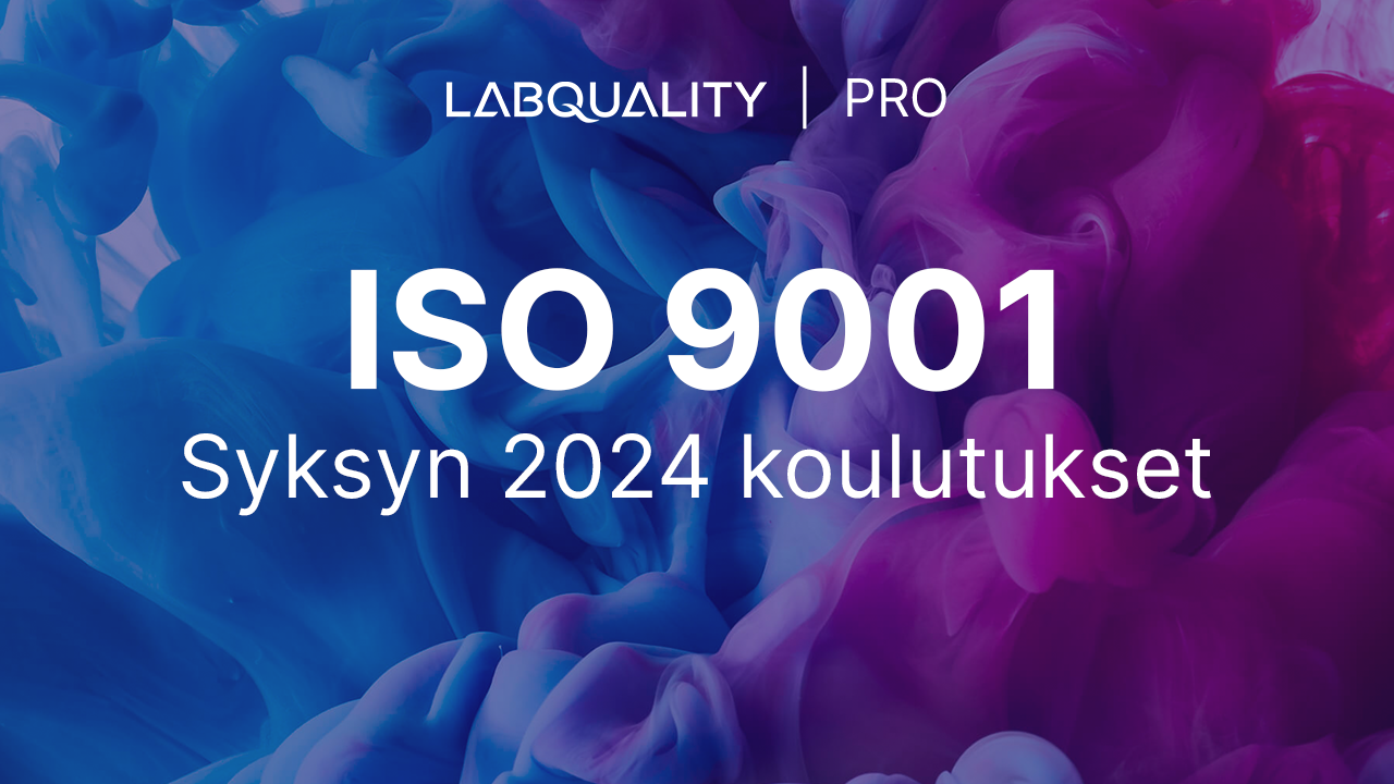 Syksyn ISO 9001 -koulutukset